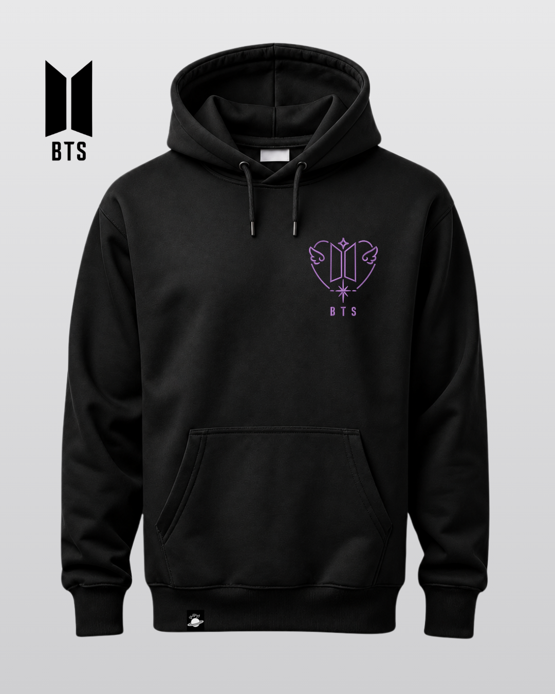POLERÓN BORDADO - LOGO BTS ARMY
