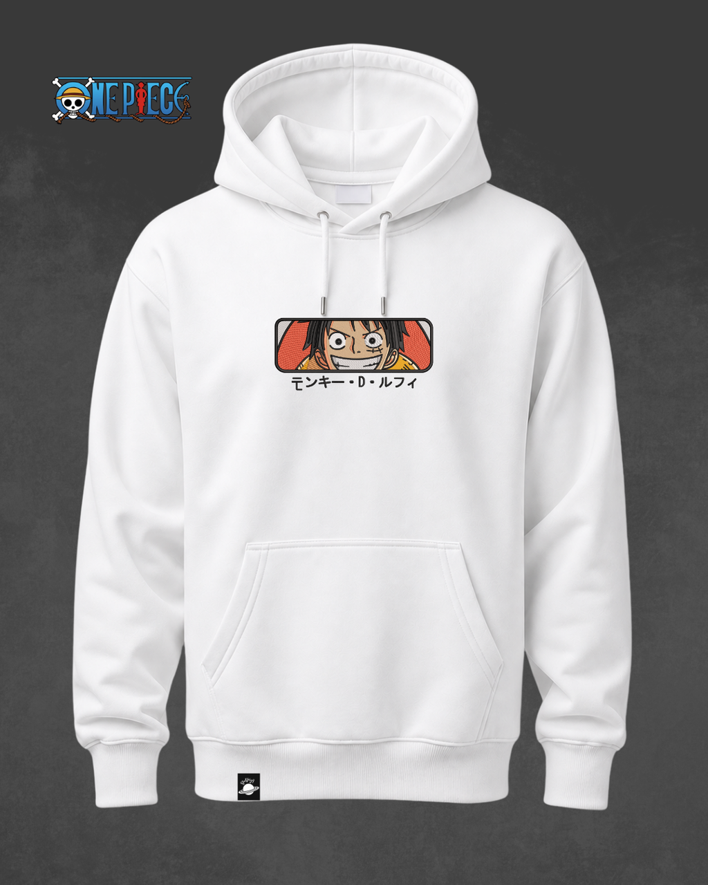 POLERÓN HOODIE BORDADO - MONKEY D. LUFFY - ONE PIECE