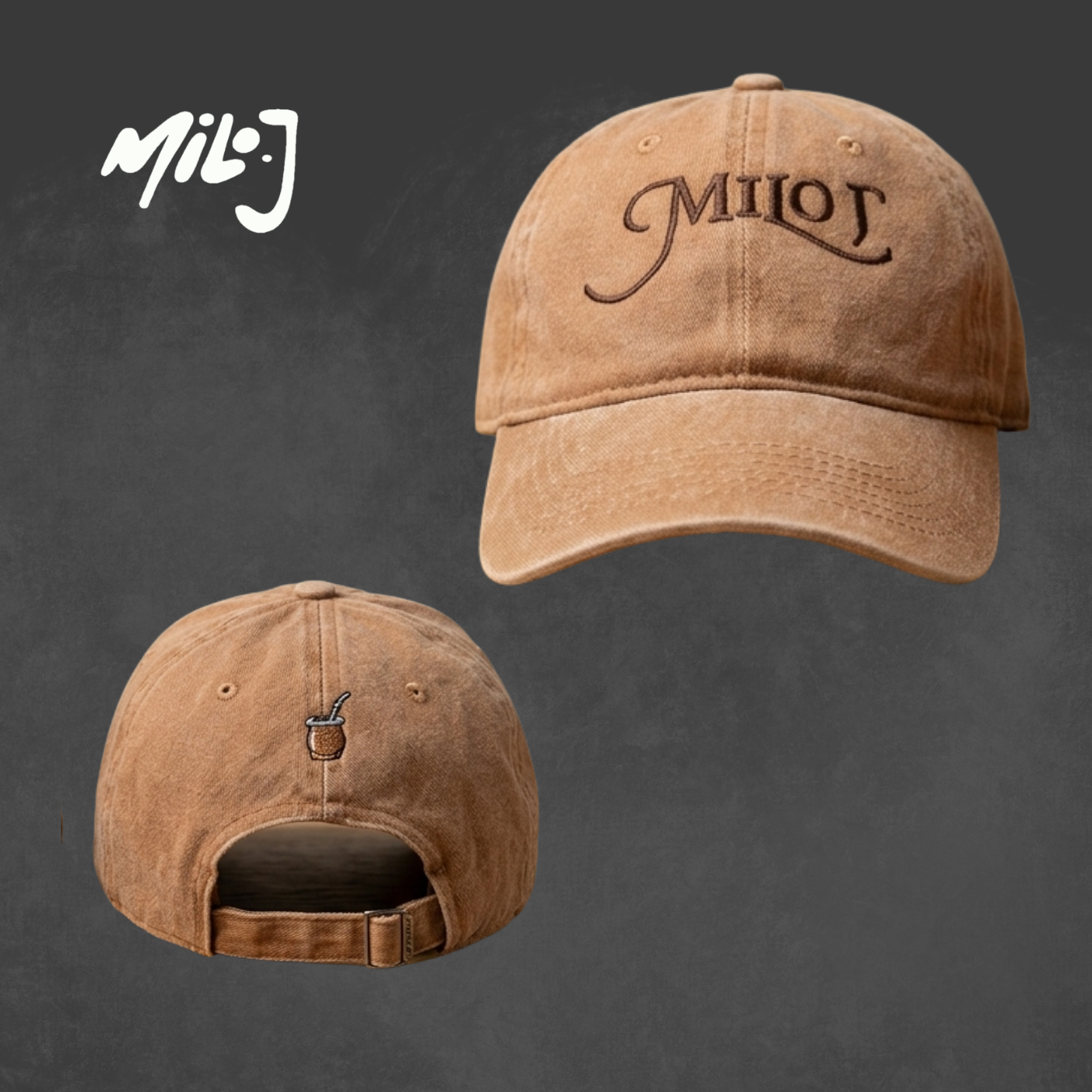 JOCKEY BORDADO MILO J - MATE