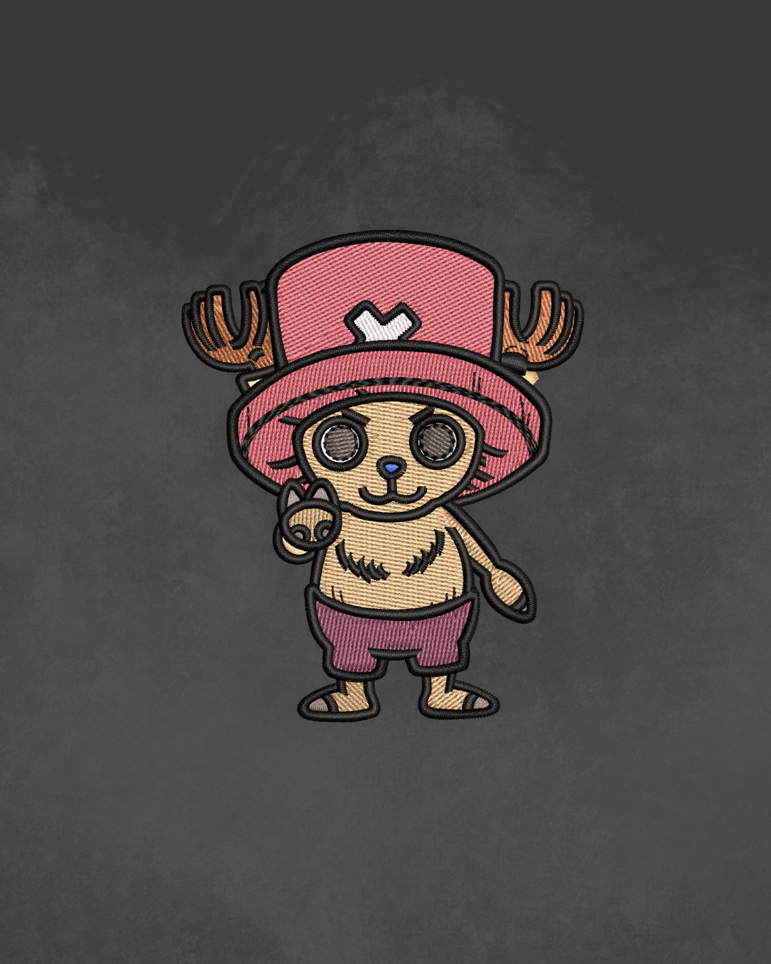 POLERÓN HOODIE BORDADO - CHOPPER - ONE PIECE