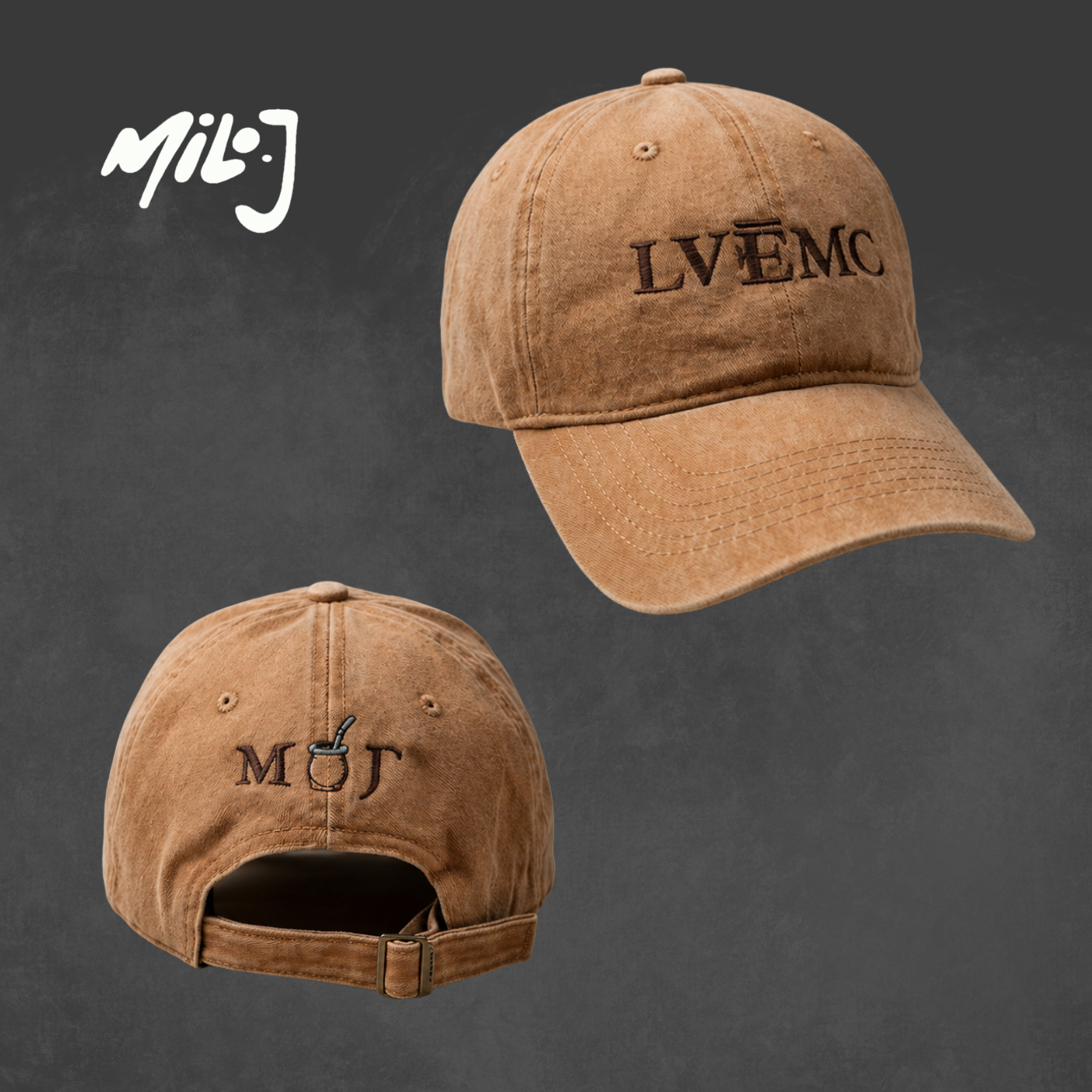 JOCKEY BORDADO- LVEMC MATE -MILO J