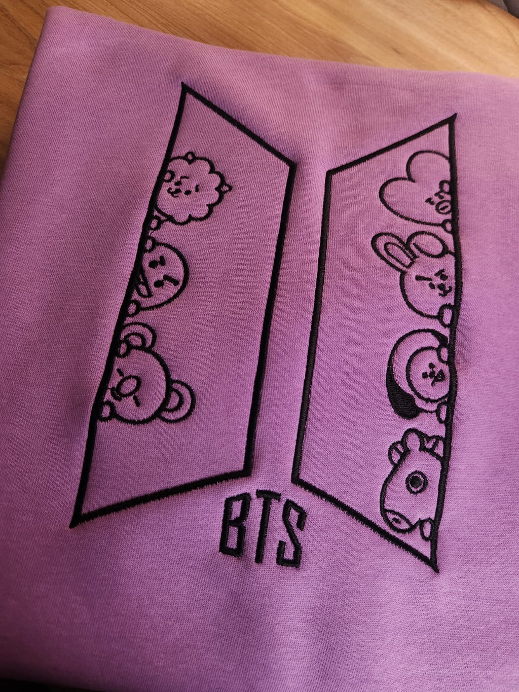 POLERÓN BORDADO BTS - PERSONAJES BT21